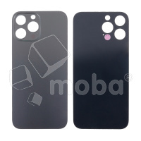 Задняя крышка для iPhone 13 Pro Max (A2645) Серый (стекло, узкий вырез под камеру, логотип) - Премиум