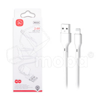 Кабель USB - Lightning XO NB230 (2.4A) Белый