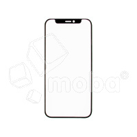 Стекло для переклейки iPhone 12/12 Pro в сборе с OCA пленкой Черный - OR (Mitsubishi)