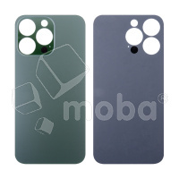 Задняя крышка для iPhone 13 Pro (A2640) Зеленый (стекло, широкий вырез под камеру, логотип)