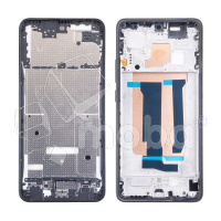 Рамка дисплея для Tecno Spark Go 2 (KM4) Черный (возможен дефект ЛКП)