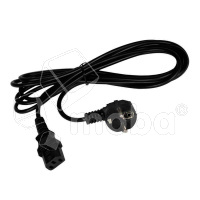 Кабель питания (евровилка - IEC C13, 1.8 м) Черный