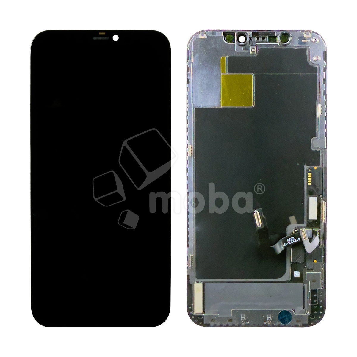 Дисплей для iPhone 12/12 Pro (A2403/A2407) в сборе с тачскрином Черный - (In-Cell, Full HD) (с верификацией = с привязкой без ошибки)