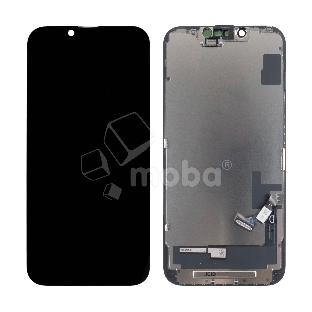 Дисплей для iPhone 14 (A2883) в сборе с тачскрином Черный - JCID (Hard OLED, Full HD) (с верификацией = с привязкой без ошибки)