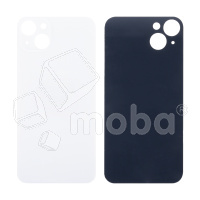 Задняя крышка для iPhone 14 Plus (A2887) Белый (стекло, широкий вырез под камеру, логотип)
