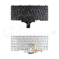 Клавиатура для ноутбука Dell Latitude E5450/E7450/E5470 Черный