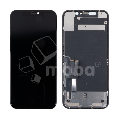 Дисплей для iPhone 11 (A2221) в сборе с тачскрином Черный - OR (Заменено стекло и тач)