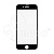 Защитное стекло "Матовое" для iPhone 7/8/SE (2020)/SE (2022) Черный (Закалённое, полное покрытие)