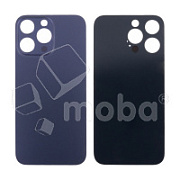 Задняя крышка для iPhone 14 Pro Max (A2895) Темно-фиолетовый (стекло, узкий вырез под камеру, логотип) - Премиум