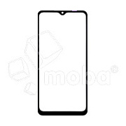 Стекло для переклейки Samsung Galaxy A12 (A125F) с OCA пленкой Черный - OR (Mitsubishi)