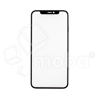 Стекло для переклейки iPhone 11 Pro в сборе с OCA пленкой Черный - OR (Mitsubishi)