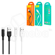 Кабель USB - MicroUSB Hoco X25 (2A) Белый