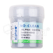 Паста паяльная Alpha OM-5100 (52 г, среднетемпературная 183°C)