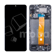 Дисплей для Samsung Galaxy A12 (A125F) модуль c рамкой Черный - OR Ref. (SP)