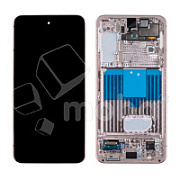 Дисплей для Samsung Galaxy S22 (S901B) модуль с рамкой Розовый - OR (SP)