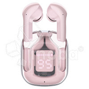 Беспроводные наушники Bluetooth Acefast T6 (TWS, вакуумные, с дисплеем, ENC шумоподавление) Розовый