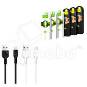 Кабель USB - MicroUSB Hoco X20 (2A, 3 м) Черный